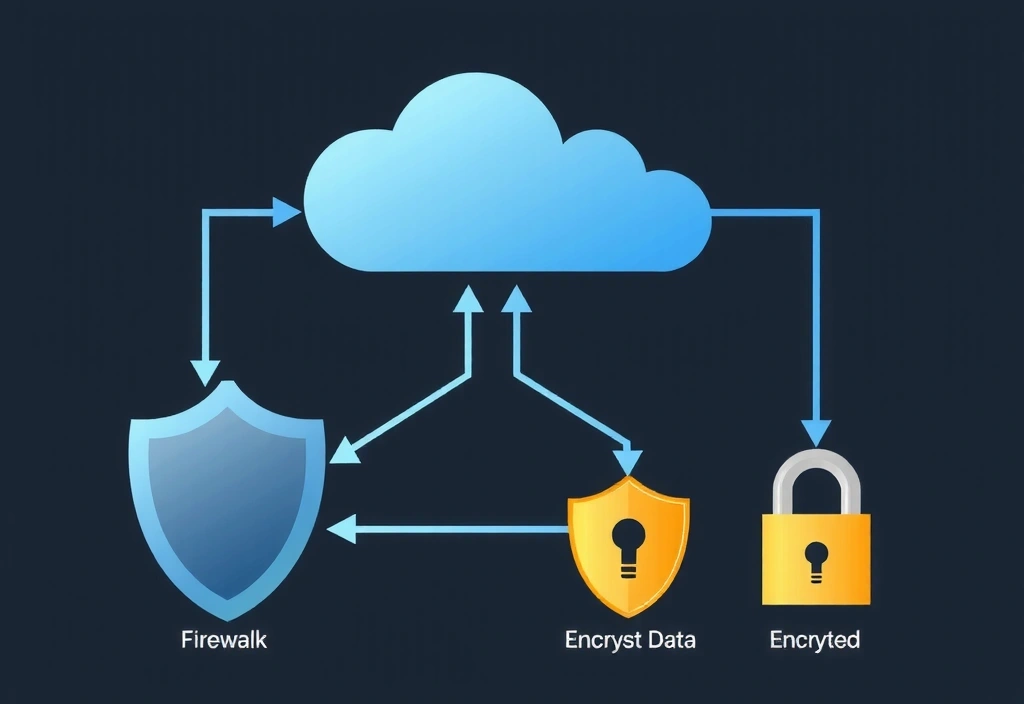 Ilustrație cu un sistem de securitate digitală